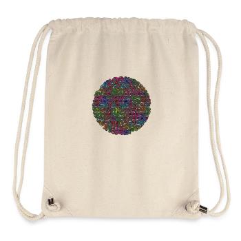 Labyrinth - Stanley/Stella recycelter Gym Bag - Naturweiß - Vorne