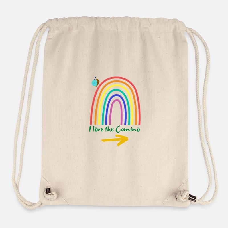J'adore le Camino - Sac à cordon recyclé Stanley/Stella - blanc naturel