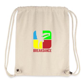Breakdancing - Stanley/Stella Recycled Gym Bag - natural - Front