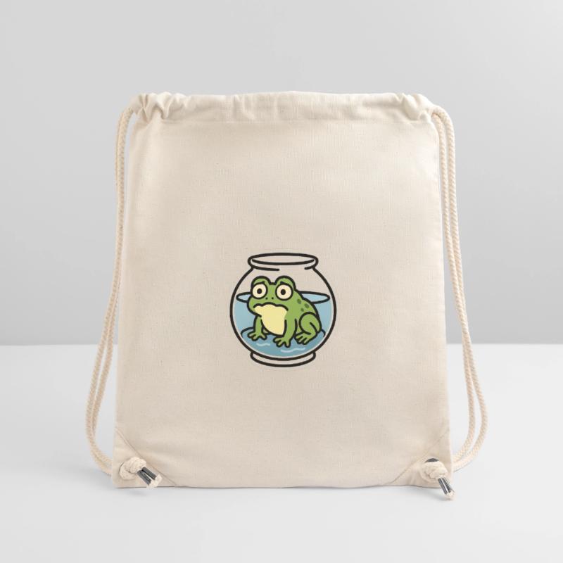 Grenouille dans un bol Sac à cordon recyclé Stanley/Stella