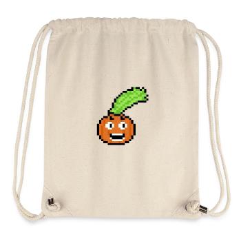 Légumes (pixelart) - Sac à cordon recyclé Stanley/Stella - blanc naturel - Devant