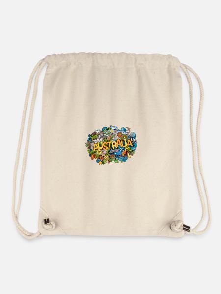 Australien - Stanley/Stella recycelter Gym Bag - Naturweiß