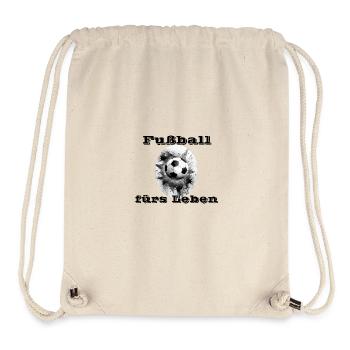 Fußball fürs Leben - Stanley/Stella recycelter Gym Bag - Naturweiß - Vorne