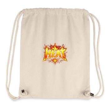 Feurige HEAT-Typografie - Stanley/Stella recycelter Gym Bag - Naturweiß - Vorne