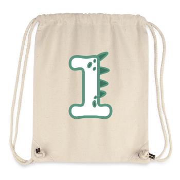 Number 1 - Stanley/Stella Recycled Gym Bag - natural - Front
