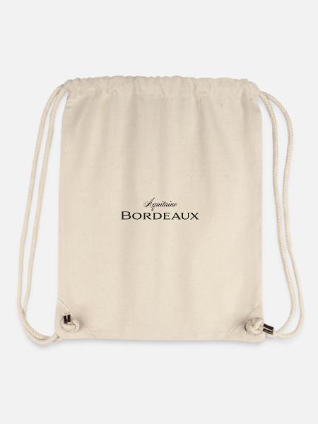 Bordeaux - Stanley/Stella Recycled Gym Bag - natural