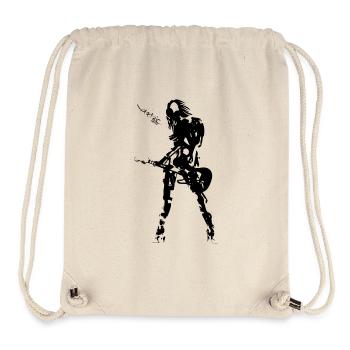 electric lady - Stanley/Stella recycelter Gym Bag - Naturweiß - Vorne