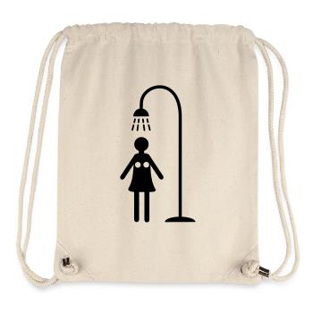 duschen hygiene lebensstil - Stanley/Stella recycelter Gym Bag - Naturweiß - Vorne