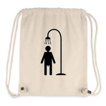 duschen hygiene lebensstil - Stanley/Stella recycelter Gym Bag - Naturweiß - Vorne