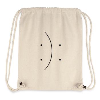 Moody - Happy or Sad? - Stanley/Stella Recycled Gym Bag - natural - Front