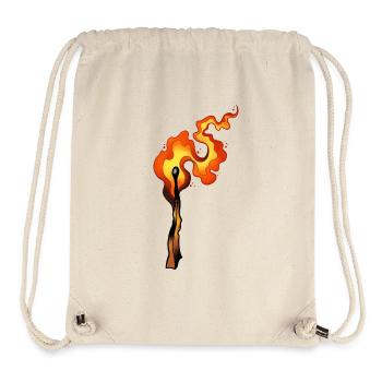 Let it burn - Stanley/Stella recycelter Gym Bag - Naturweiß - Vorne