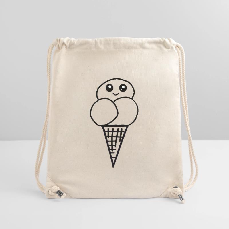 Eis Eiswaffel Eistüte Eiscreme Eiskrem Stanley/Stella Recycled Gym Bag