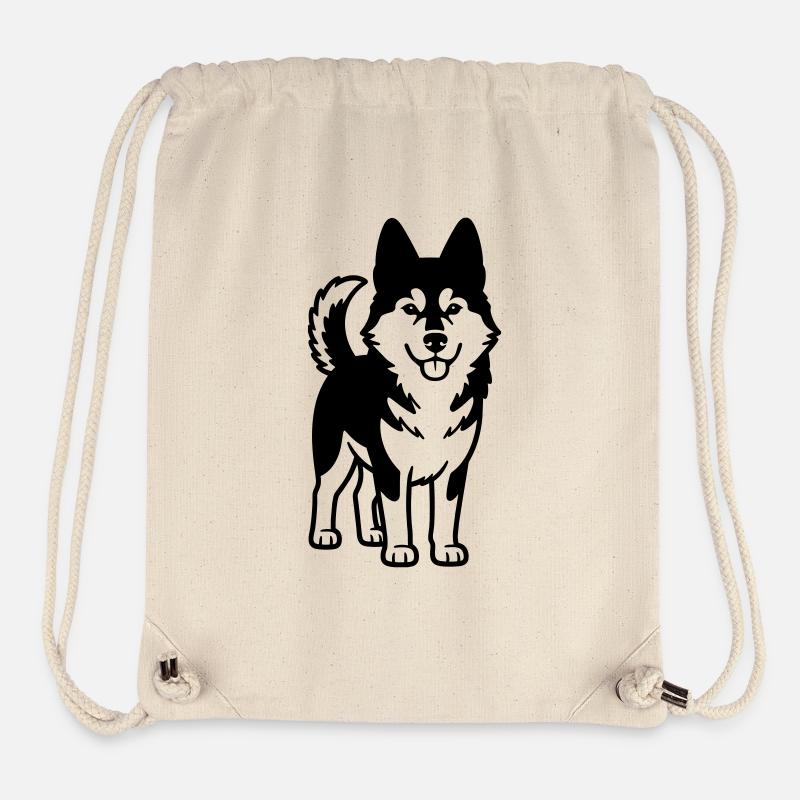Husky Dog - Sac à cordon recyclé Stanley/Stella - blanc naturel