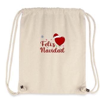 Feliz Navidad Weihnachtsfeier Spanien - Stanley/Stella recycelter Gym Bag - Naturweiß - Vorne