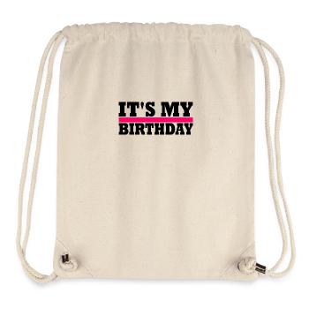 Geburtstag - Stanley/Stella recycelter Gym Bag - Naturweiß - Vorne
