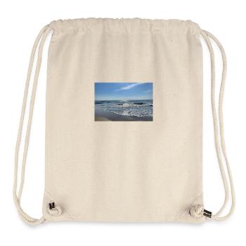 Wellen - Stanley/Stella recycelter Gym Bag - Naturweiß - Vorne