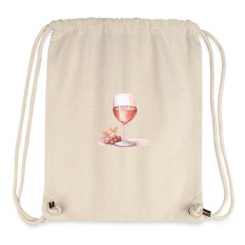 Wine - Stanley/Stella Recycled Gym Bag - natural - Front