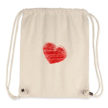 PAAR. ICH HABE GERADE GEHEIRATET. Junggesellinnenabschied. VALENTINSTAG. LIEBE. - Stanley/Stella recycelter Gym Bag - Naturweiß - Vorne