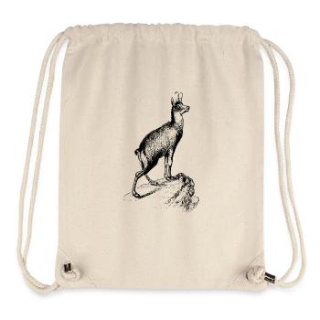 antilope antelope impala hartebeest kudu oryx papa - Stanley/Stella recycelter Gym Bag - Naturweiß - Vorne
