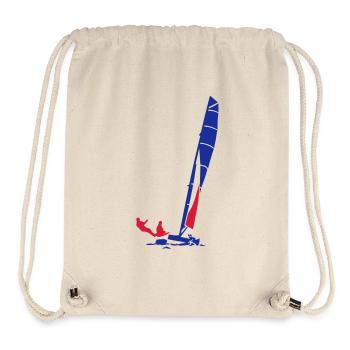 katamaran_1 - Stanley/Stella Recycled Gym Bag - natural - Front
