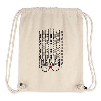 Nerdy Billionaire - Stanley/Stella Recycled Gym Bag - natural - Front