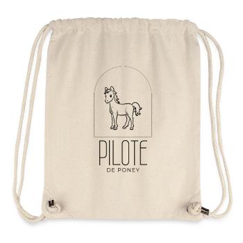 Pony-Pilot - Stanley/Stella recycelter Gym Bag - Naturweiß - Vorne