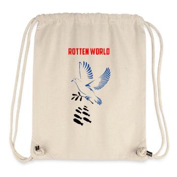 Verrottete Welt - Stanley/Stella recycelter Gym Bag - Naturweiß - Vorne