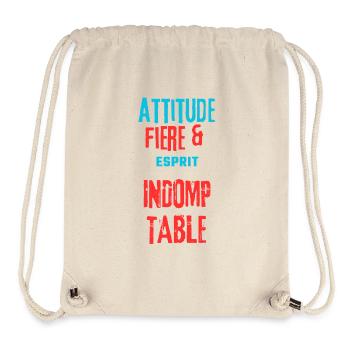 Proud and indomitable - Stanley/Stella Recycled Gym Bag - natural - Front