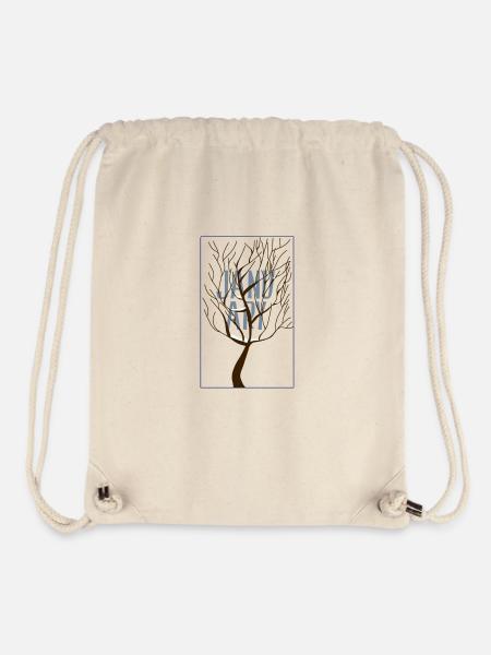 January Card - Stanley/Stella recycelter Gym Bag - Naturweiß
