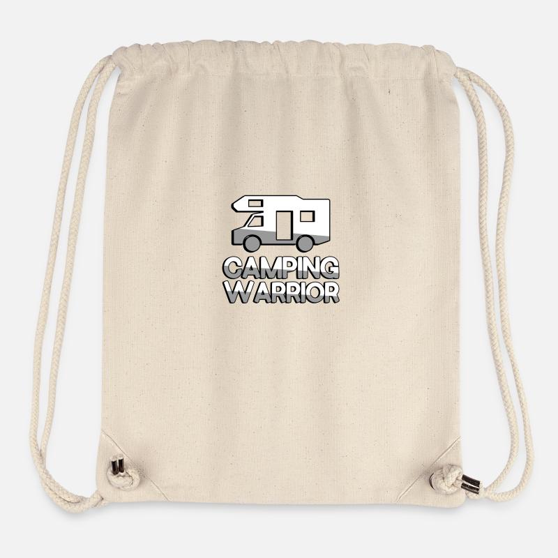 CAMPING WARRIOR + Wohnwagen - Camping - Stanley/Stella recycelter Gym Bag - Naturweiß