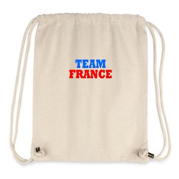 Frankreich - Stanley/Stella recycelter Gym Bag - Naturweiß - Vorne