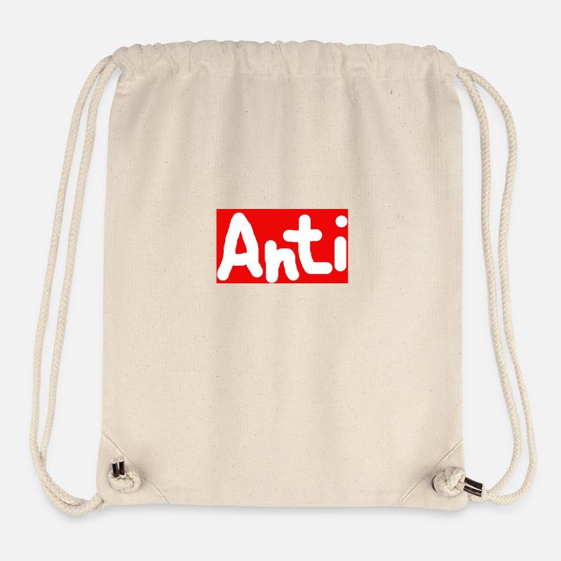 Anti - Stanley/Stella recycelter Gym Bag - Naturweiß