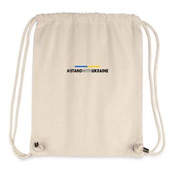 Stand with ukraine - Stanley/Stella Recycled Gym Bag - natural - Front
