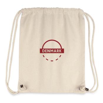 Dänemark Halbkreis Emblem - Stanley/Stella recycelter Gym Bag - Naturweiß - Vorne