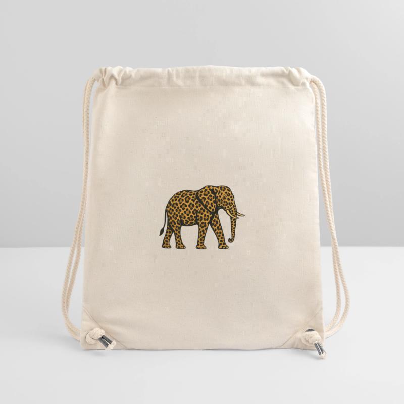 Leopard Elefant Muster Stanley/Stella recycelter Gym Bag