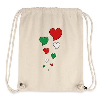 basque hearts - Stanley/Stella Recycled Gym Bag - natural - Front