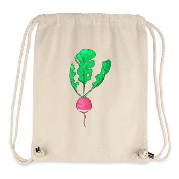 Navet aux herbes Navet blanc Navet aux légumes - Sac à cordon recyclé Stanley/Stella - blanc naturel - Devant
