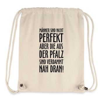 Pfälzer Männer aus der Pfalz - Stanley/Stella recycelter Gym Bag - Naturweiß - Vorne