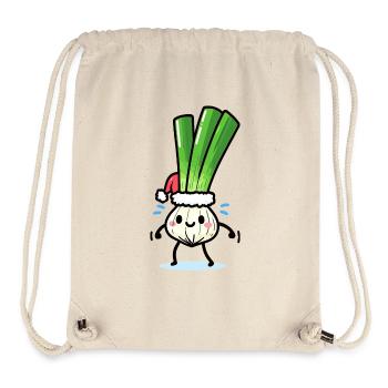 St. Nicholas Cute Spring Onion - Stanley/Stella Recycled Gym Bag - natural - Front