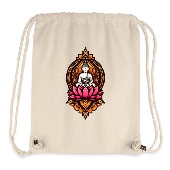 Sitting Buddha - Stanley/Stella Recycled Gym Bag - natural - Front