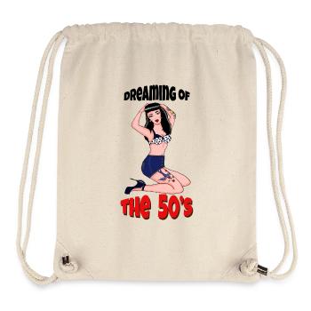 Dreaming of the 50s - Stanley/Stella Recycled Gym Bag - natural - Front