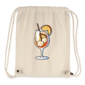 Cocktail Orange - Sac à cordon recyclé Stanley/Stella - blanc naturel - Devant