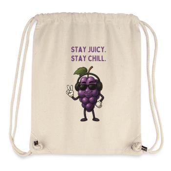Mode Chill Raisin Juteux - Sac à cordon recyclé Stanley/Stella - blanc naturel - Devant