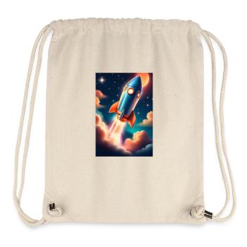Rocket - Stanley/Stella Recycled Gym Bag - natural - Front