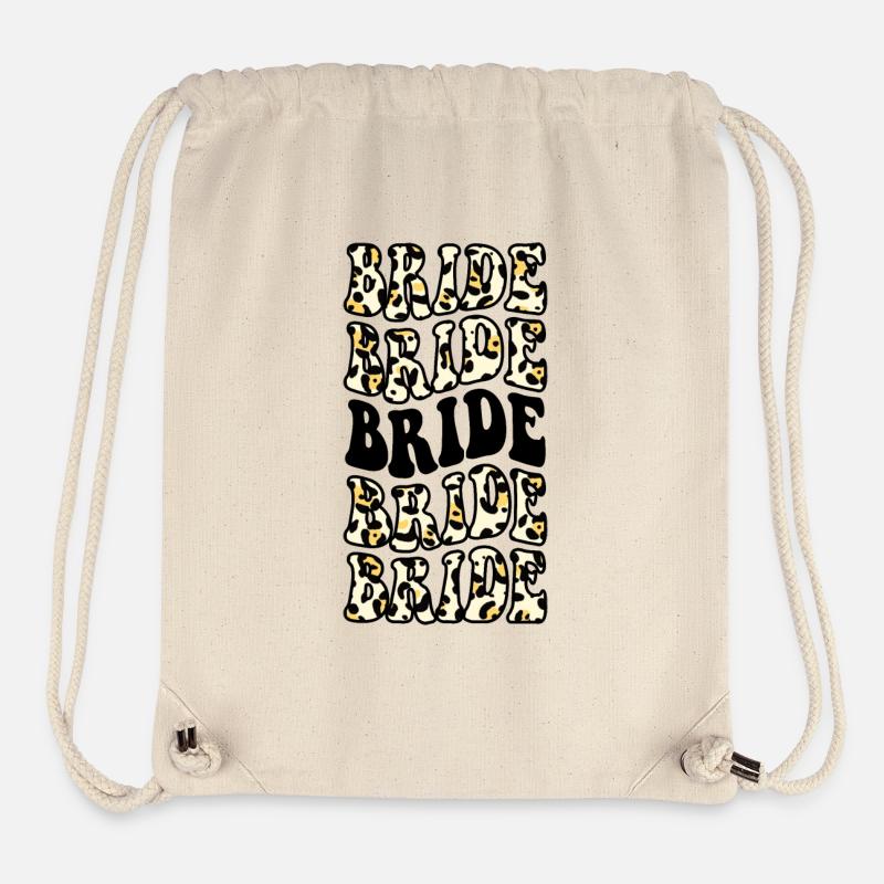 BRIDE - Braut T-Shirts und Accessoires - Stanley/Stella recycelter Gym Bag - Naturweiß