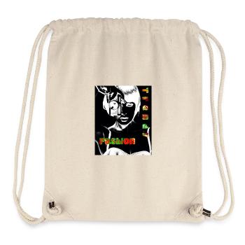 Stylish Fashion Trend with Futuristic Look - Stanley/Stella Recycled Gym Bag - natural - Front