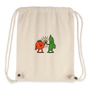 Veggie Bros - Stanley/Stella Recycled Gym Bag - natural - Front