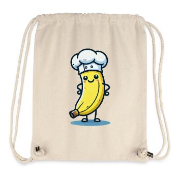 Banana Comic Cook - Stanley/Stella Recycled Gym Bag - natural - Front