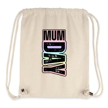 MUM DAY – a pastel gift for Mother's Day - Stanley/Stella Recycled Gym Bag - natural - Front