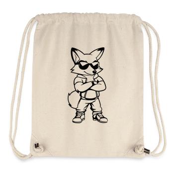 fuchs comic sonnenbrille - Stanley/Stella recycelter Gym Bag - Naturweiß - Vorne